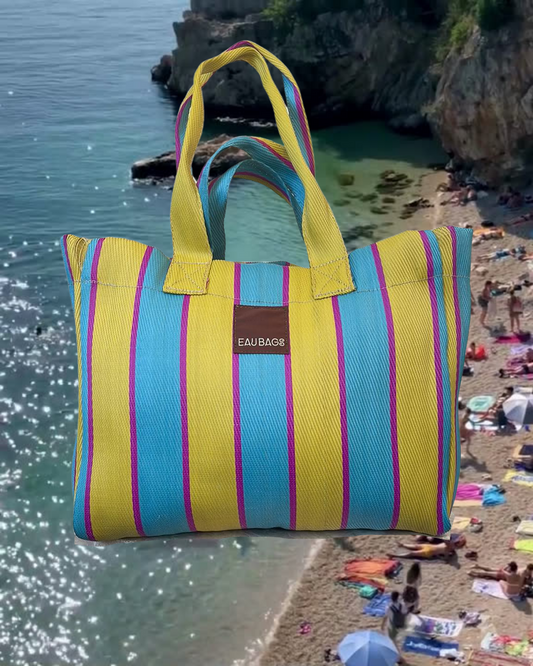 Basket Recycled Nylon Handbag EAU BAGS
