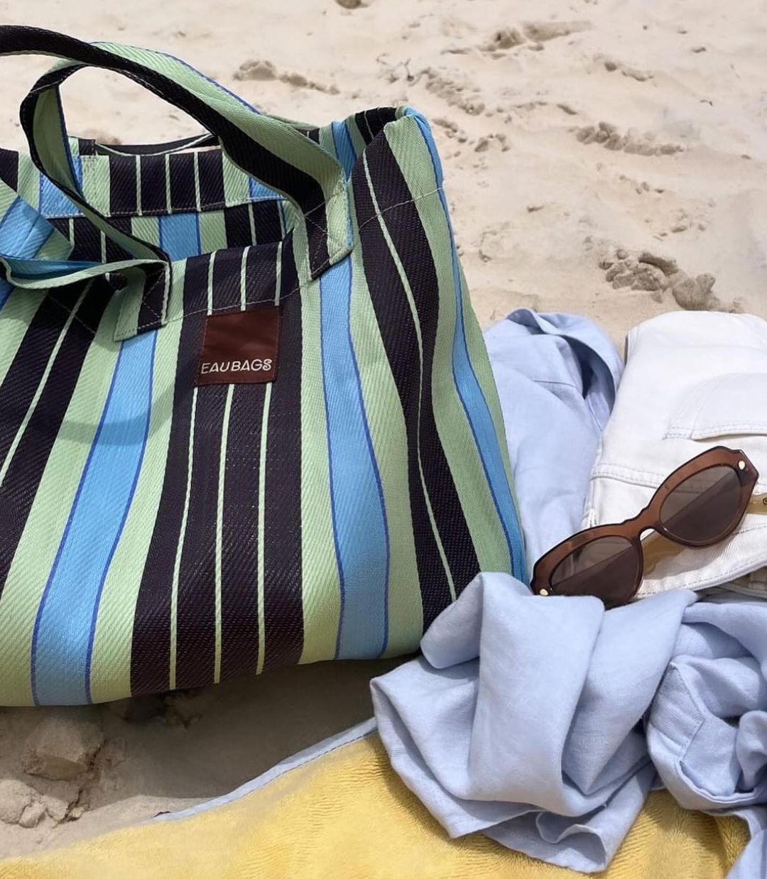 Recycled on sale beach bags